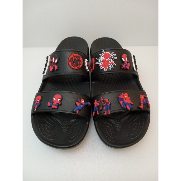 Crocs Spiderman Slip On Marvel Sandals Men's size 11 - Picture 4 of 12